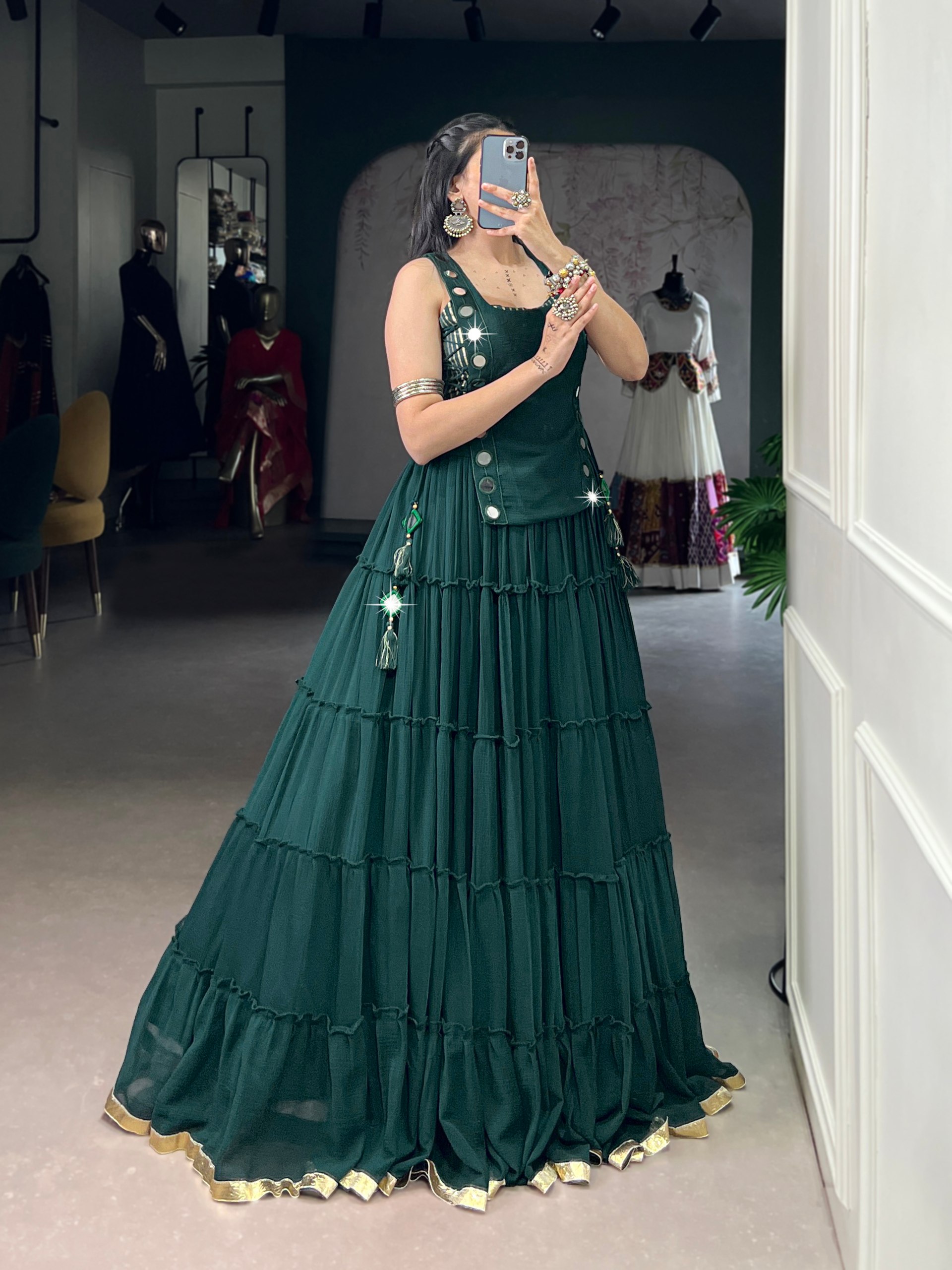 Designer Navratri Lehenga Choli for Women | Premium Garba & Dandiya Festival Wear