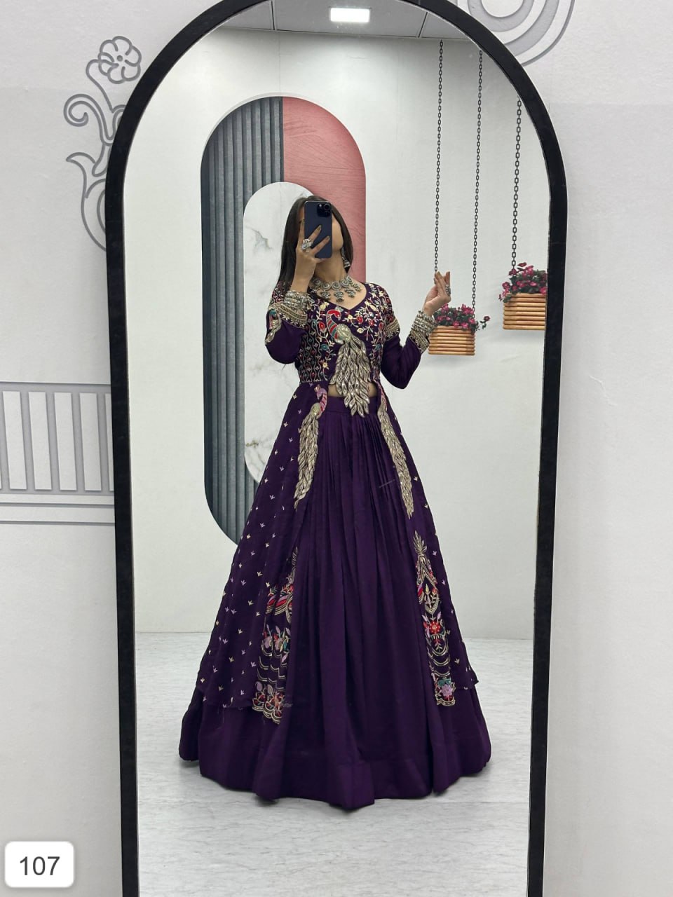 Designer Embroidered Gown for Women | Elegant Ethnic & Party Wear Outfit