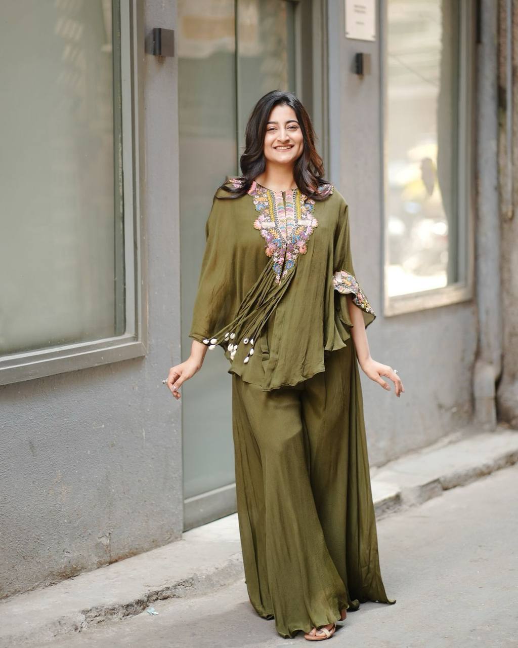 Elegant Embroidered Designer Co-Ord Set for Women